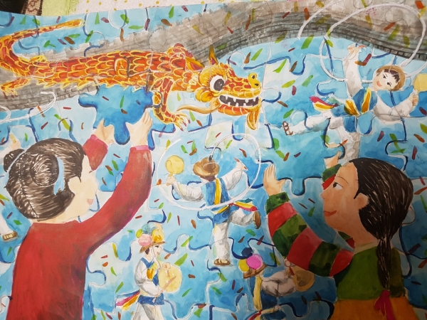 ​지난해 한국 유네스코 경기도협회에서 주최한 한중 학생 미술작품 교류전에서 박세아 양이 최우수상을 받았다.​