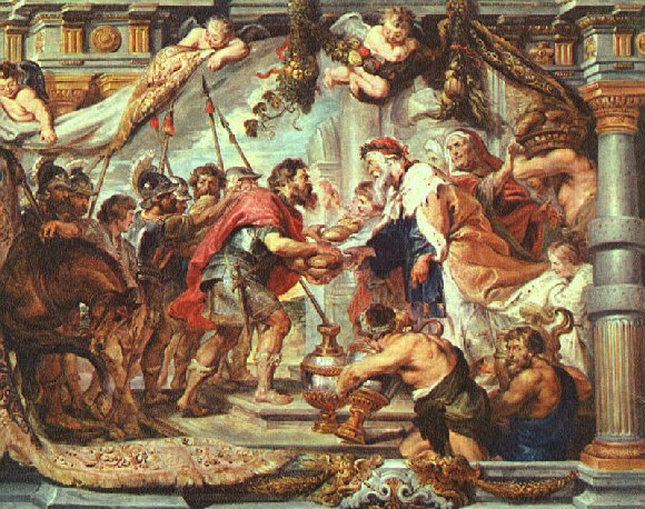 루벤스, 아브라함과 멜기세덱의 만남, 1625년