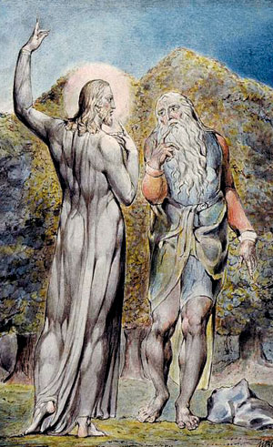 복낙원에 수록된 윌리엄 블레이크의 예수와 사탄