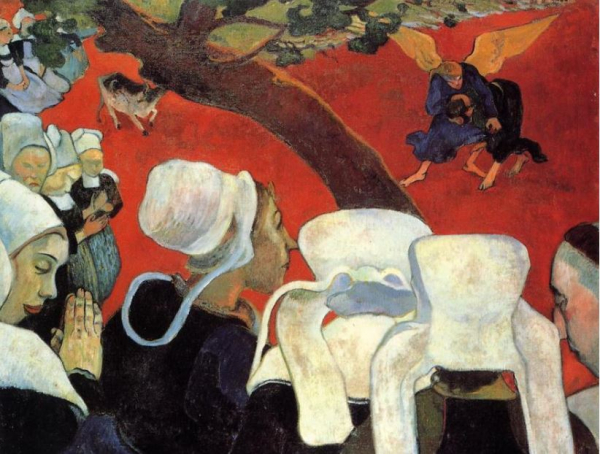 설교 후의 환상, 1888년, 스코틀랜드 국립미술관 소장