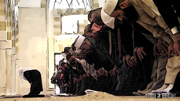 요르단 암만의 이슬람 사원, 끼블라가 예배실 앞쪽에 자리하고 있다. ⓒ김동문