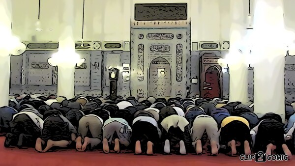 서울 이태원의 이슬람 사원, 끼블라가 예배실 앞쪽에 자리하고 있다. ⓒ김동문