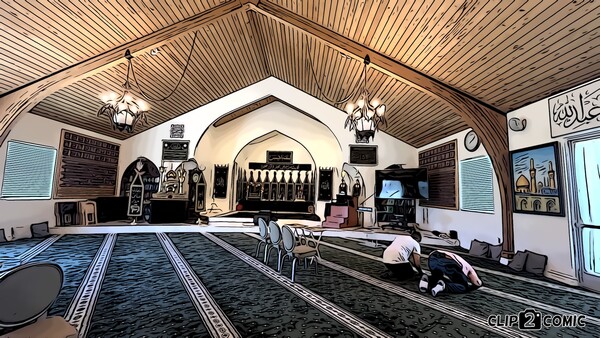 미국 서부  LA 근교의 쉬아 무슬림 사원 ⓒ김동문