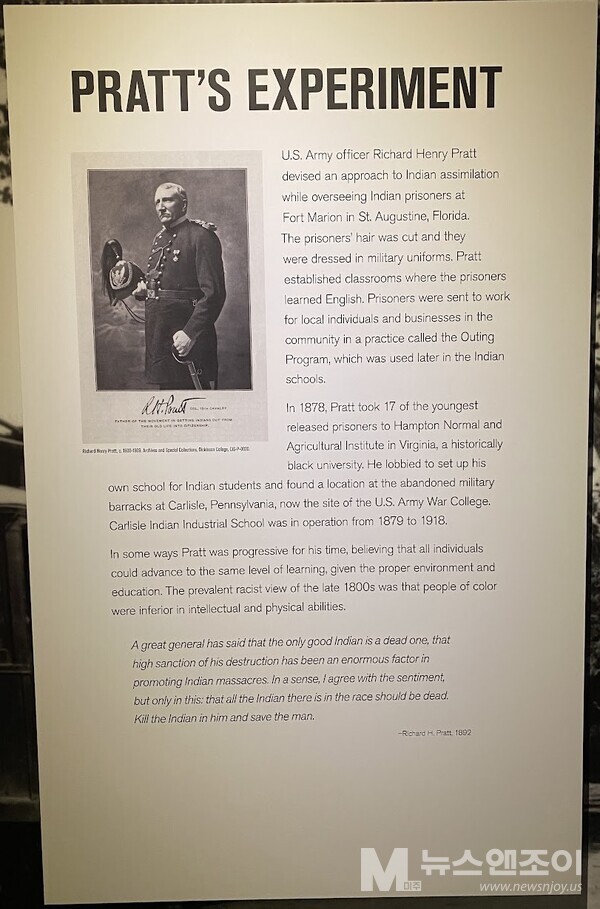 U.S. Army officer Richard Henry Pratt, 기숙학교 창안