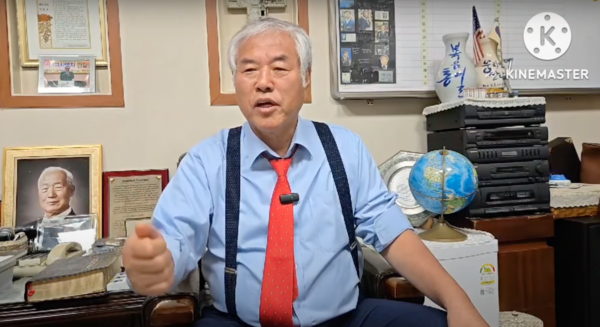 전광훈 목사는 예장통합뉴스와의 인터뷰를 통해 오정현 목사와 손현보 목사에대한 비판의 목소리를 높였다. (사진:유튜브 영상 캡처)