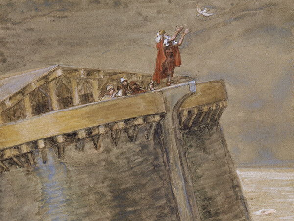 The Dove Returns to Noah, c. 1896-1902, by James Jacques Joseph Tissot (1836-1902), the Jewish Museum, New York