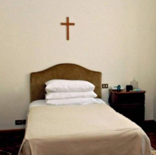 프란치스코 교황의 침실