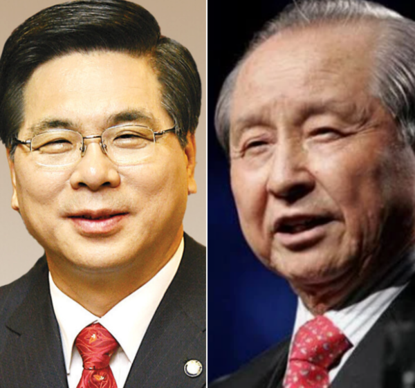 이영훈(좌)와 김장환(우) 목사