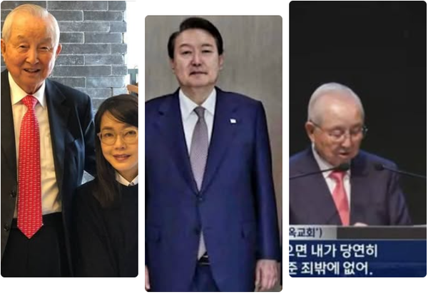 사진 @ 김동일 목사 페북 갈무리.